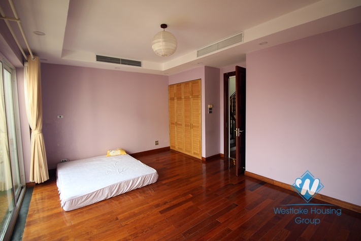 Modern house rental with a pool, nice wooden floor and balcony in Tay Ho